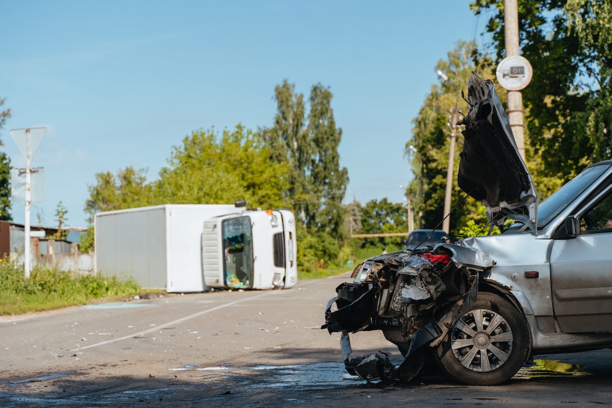 Semi-truck accident