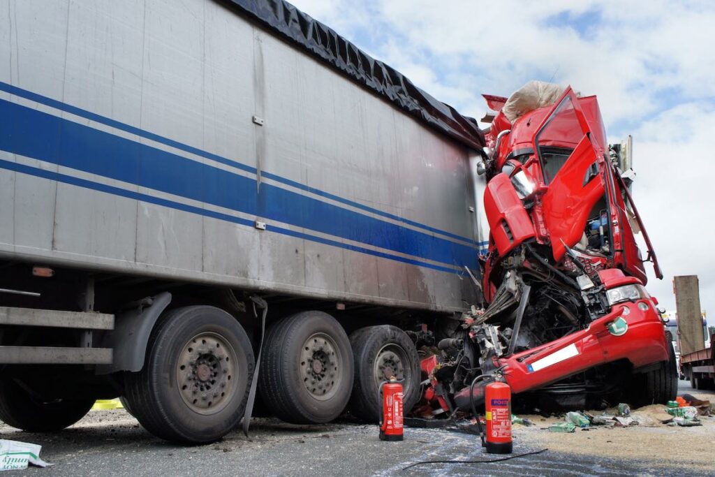 Wide Turn Truck Accident